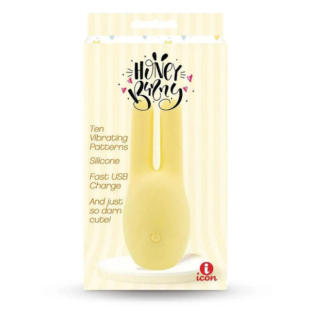 Buy Buzzy Buddy, Honey Bunny - Yellow - Yellow USB Rechargeable Stimulator – Naughtyhut NZ sex toys online. Discreet delivery & top brands.