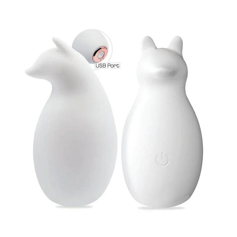 Buzzy Buddy, Sexy Like A Fox - White - White USB Rechargeable Stimulator – Sex toys NZ by Naughtyhut. Discreet delivery nationwide.