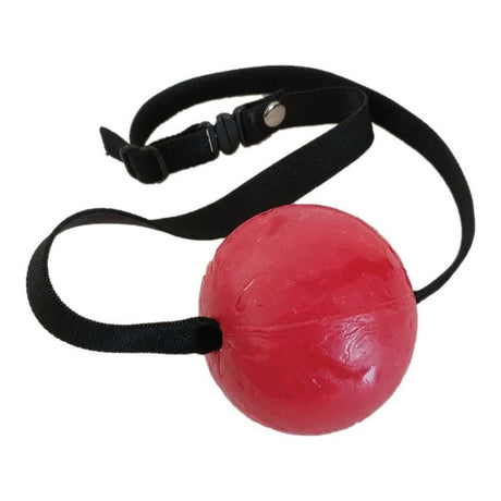 Buy Candy Ball Gag - Strawberry – Naughtyhut NZ sex toys online. Discreet delivery & top brands.