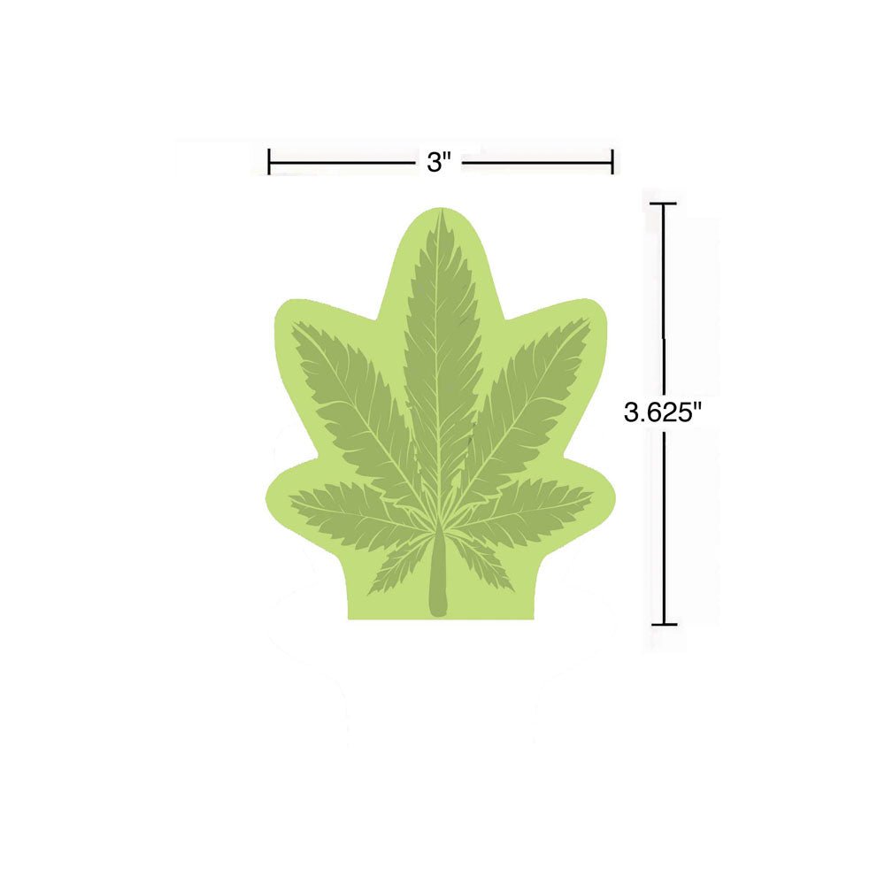 Cannabis Leaf Sticky Notes - Novelty Sticky Notes - 100 Pack – Sex toys NZ by Naughtyhut. Discreet delivery nationwide.