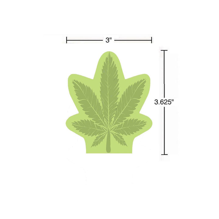 Cannabis Leaf Sticky Notes - Novelty Sticky Notes - 100 Pack – Sex toys NZ by Naughtyhut. Discreet delivery nationwide.