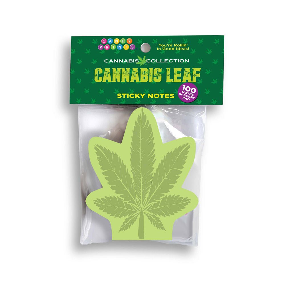 Cannabis Leaf Sticky Notes - Novelty Sticky Notes - 100 Pack – Sex toys NZ by Naughtyhut. Discreet delivery nationwide.
