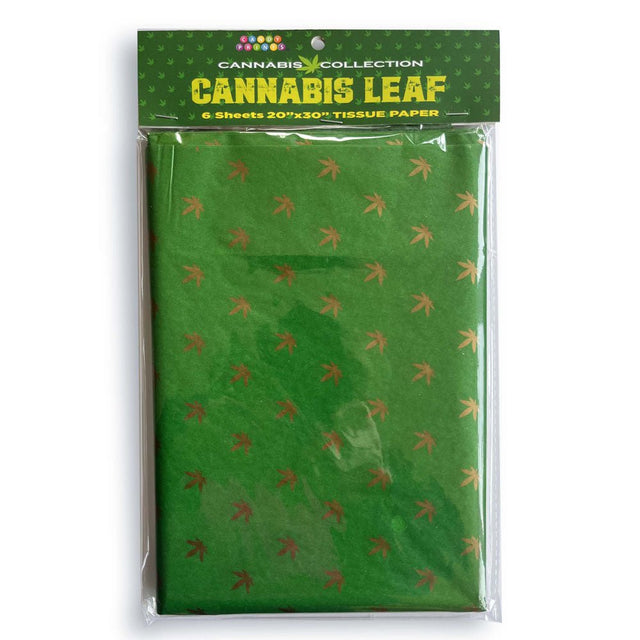 Buy Cannabis Leaf Tissue Paper Sheets - Novelty Decoration Sheets - 6 Pack – Naughtyhut NZ sex toys online. Discreet delivery & top brands.