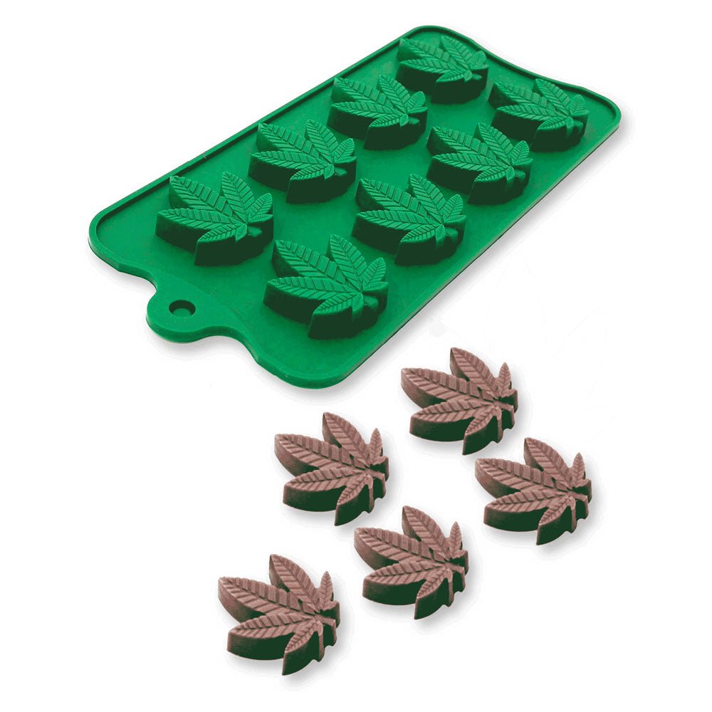 Buy Cannabis Silicone Weed Leaf Ice Mould - Makes 8 Ice Leaves – Naughtyhut NZ sex toys online. Discreet delivery & top brands.