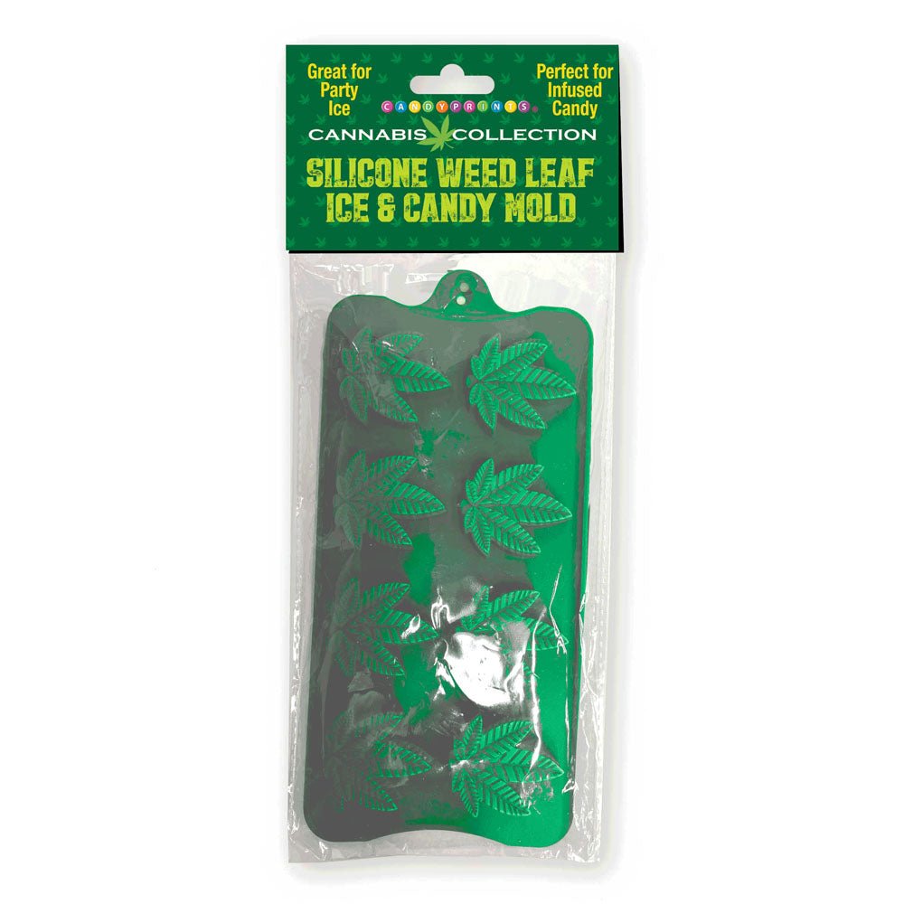 Buy Cannabis Silicone Weed Leaf Ice Mould - Makes 8 Ice Leaves – Naughtyhut NZ sex toys online. Discreet delivery & top brands.