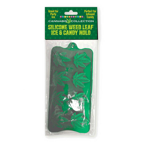 Buy Cannabis Silicone Weed Leaf Ice Mould - Makes 8 Ice Leaves – Naughtyhut NZ sex toys online. Discreet delivery & top brands.