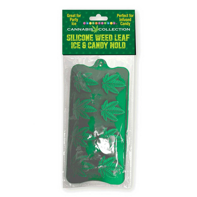 Buy Cannabis Silicone Weed Leaf Ice Mould - Makes 8 Ice Leaves – Naughtyhut NZ sex toys online. Discreet delivery & top brands.