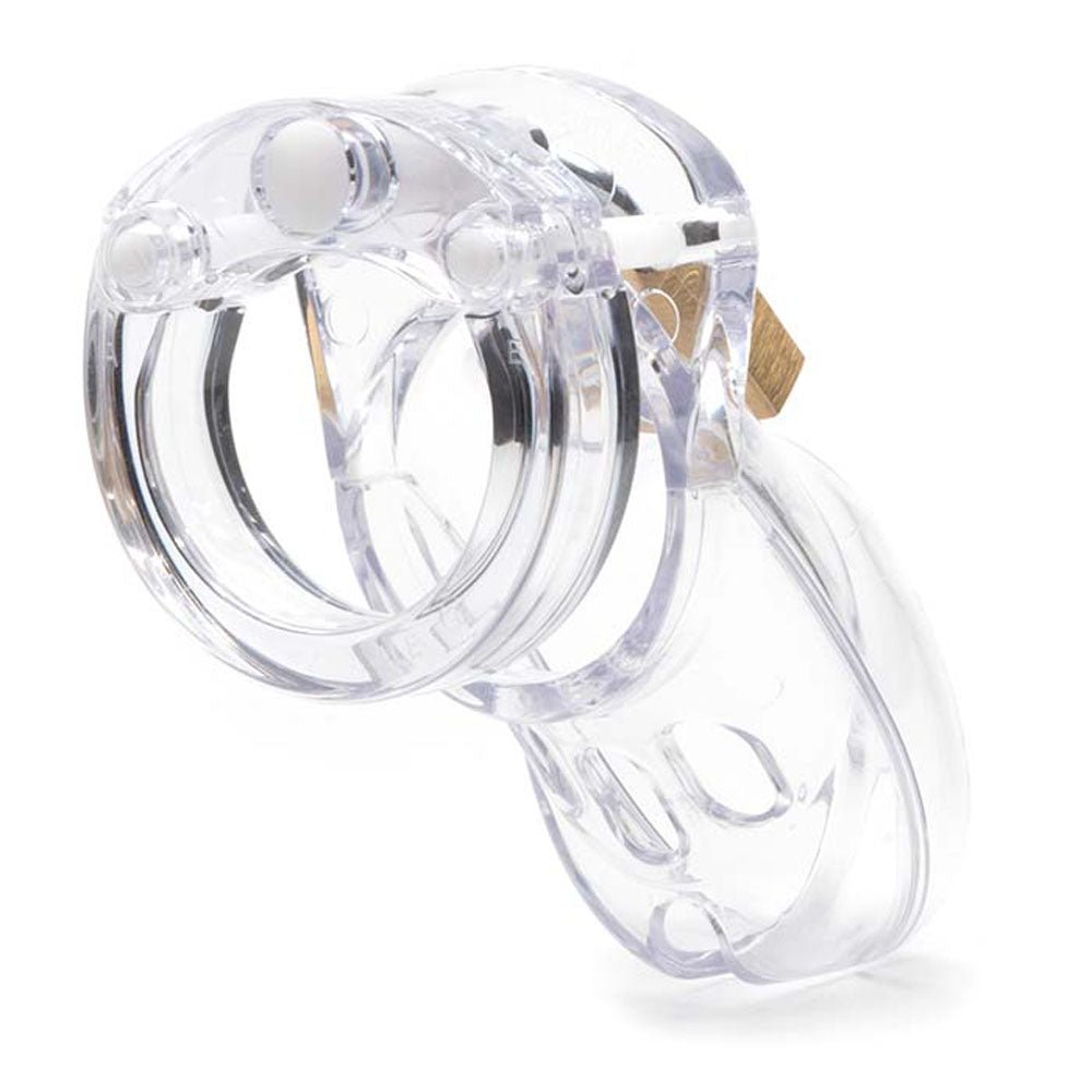 CB - 3000 Chastity Cock Cage Kit - Clear - Clear 3 Inch Cock Cage Kit – Sex toys NZ by Naughtyhut. Discreet delivery nationwide.