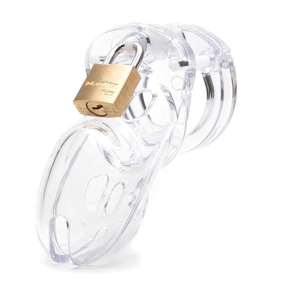CB - 3000 Chastity Cock Cage Kit - Clear - Clear 3 Inch Cock Cage Kit – Sex toys NZ by Naughtyhut. Discreet delivery nationwide.
