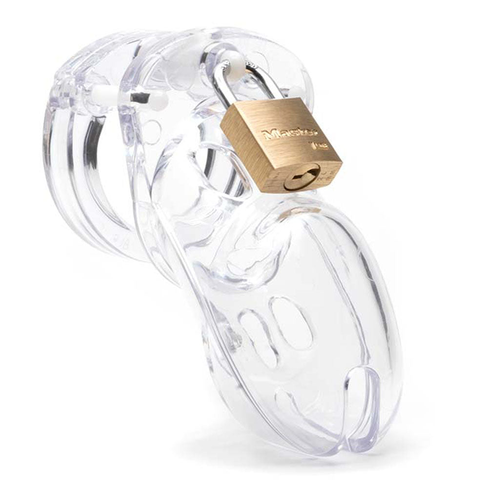 CB - 3000 Chastity Cock Cage Kit - Clear - Clear 3 Inch Cock Cage Kit – Sex toys NZ by Naughtyhut. Discreet delivery nationwide.