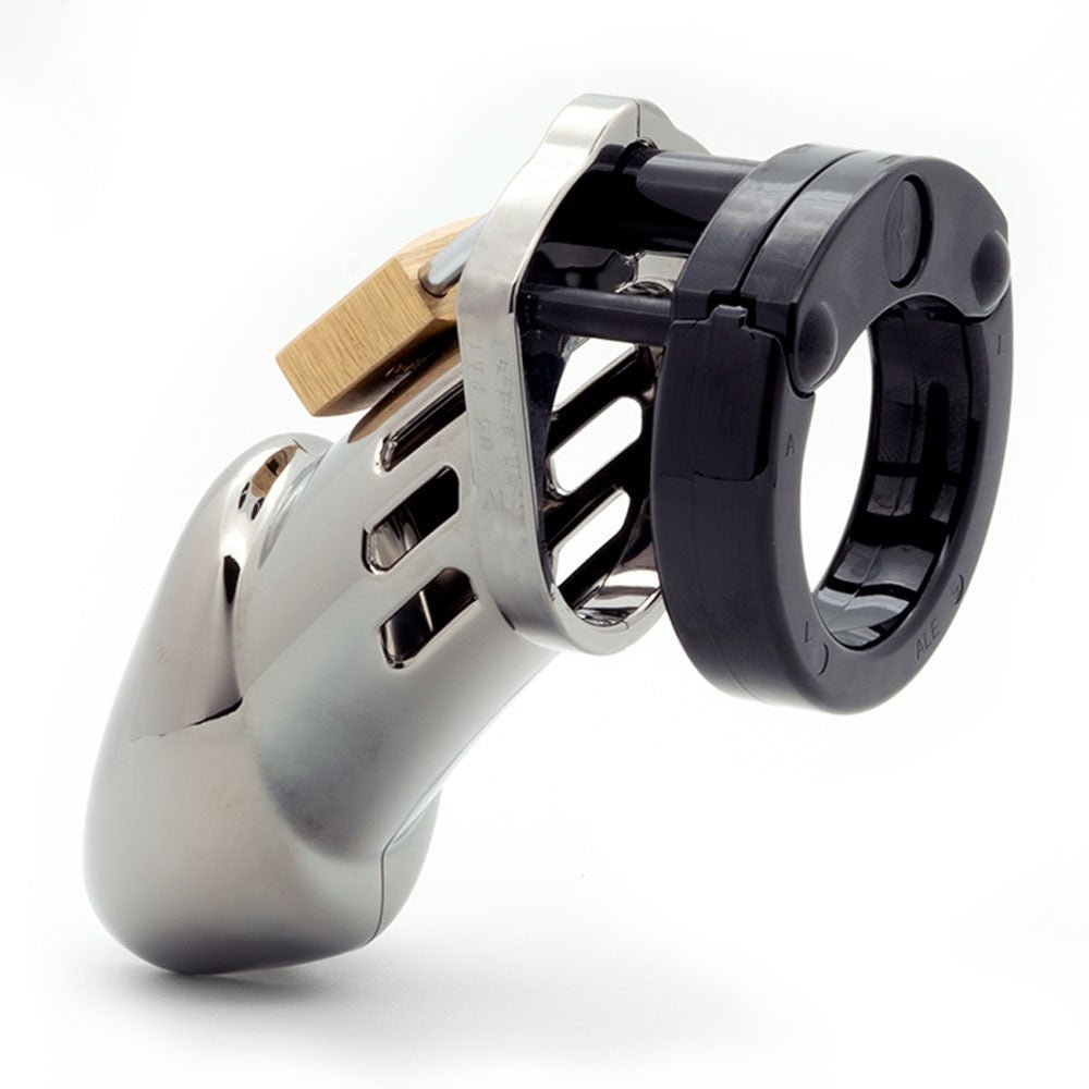 Buy CB - 6000 Chastity Cock Cage Kit - Chrome - Chrome 3.25 Inch Cock Cage Kit – Naughtyhut NZ sex toys online. Discreet delivery & top brands.