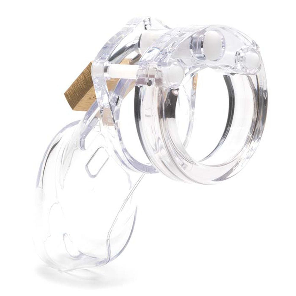Buy CB - 6000 Chastity Cock Cage Kit - Clear - Clear 3.25 Inch Cock Cage Kit – Naughtyhut NZ sex toys online. Discreet delivery & top brands.
