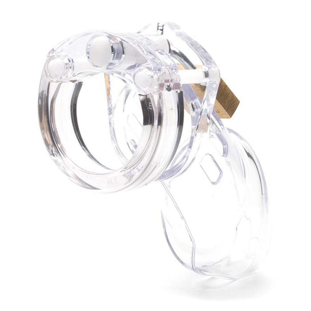 Buy CB - 6000 Chastity Cock Cage Kit - Clear - Clear 3.25 Inch Cock Cage Kit – Naughtyhut NZ sex toys online. Discreet delivery & top brands.