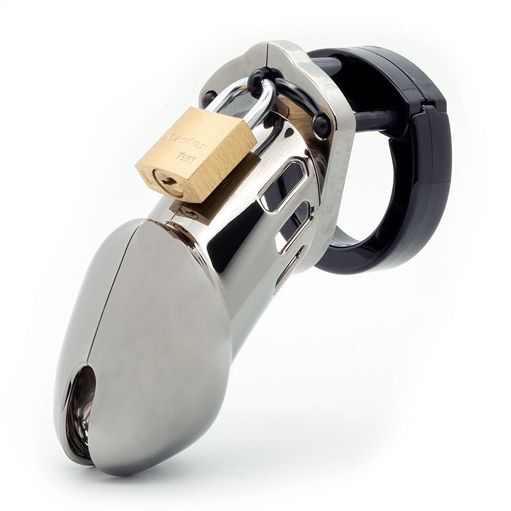 Buy CB - 6000 Chastity Cock Cage Kit - Chrome - Chrome 3.25 Inch Cock Cage Kit – Naughtyhut NZ sex toys online. Discreet delivery & top brands.