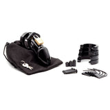 Buy CB - 6000 Chastity Cock Cage Kit - Black - Black 3.25 Inch Cock Cage Kit – Naughtyhut NZ sex toys online. Discreet delivery & top brands.