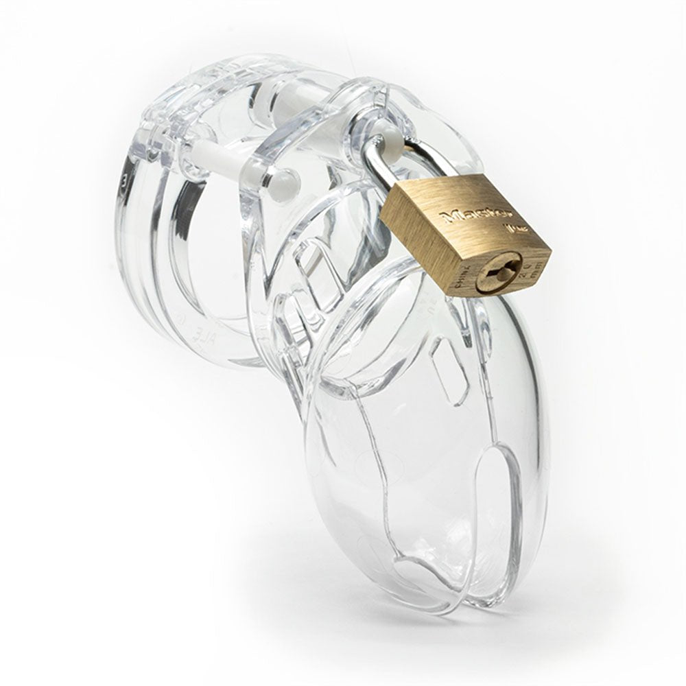 Buy CB - 6000S Chastity Cock Cage Kit - Clear - Clear 2.5 Inch Cock Cage Kit – Naughtyhut NZ sex toys online. Discreet delivery & top brands.