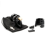 Buy CB - 6000S Chastity Cock Cage Kit - Black - Black 2.5 Inch Cock Cage Kit – Naughtyhut NZ sex toys online. Discreet delivery & top brands.