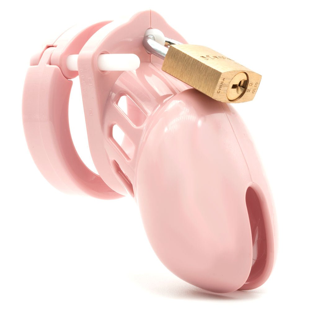Buy CB - 6000S Chastity Cock Cage Kit - Pink - Pink 2.5 Inch Cock Cage Kit – Naughtyhut NZ sex toys online. Discreet delivery & top brands.
