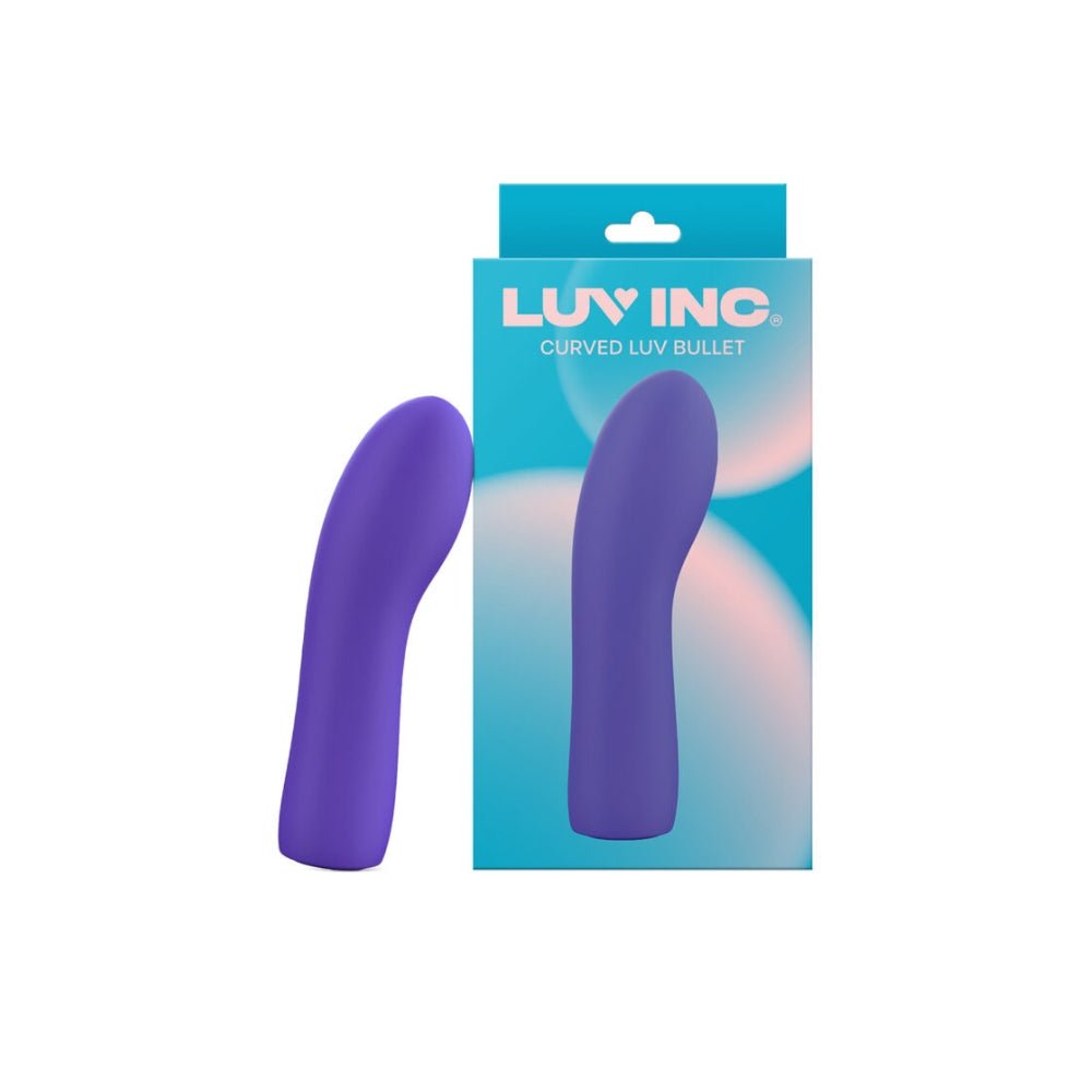 Cb42: Curved Luv Bullet - Purple – Sex toys NZ by Naughtyhut. Discreet delivery nationwide.