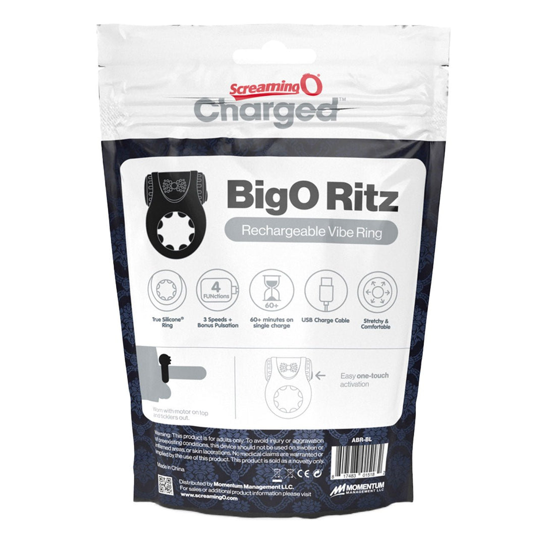 Charged Big O Ritz - Black – Sex toys NZ by Naughtyhut. Discreet delivery nationwide.