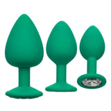 Buy Cheeky Gems - Green 3 piece set – Naughtyhut NZ sex toys online. Discreet delivery & top brands.