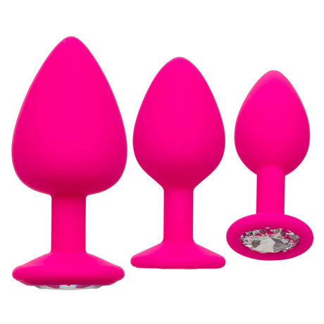 Buy Cheeky Gems - Pink 3 piece set – Naughtyhut NZ sex toys online. Discreet delivery & top brands.