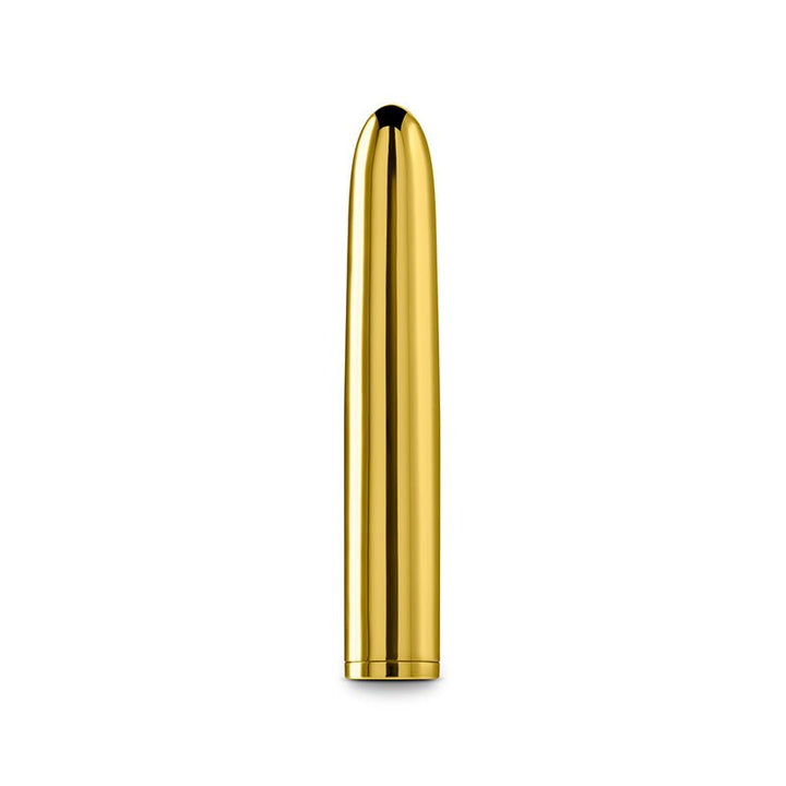 Chroma - Gold - Gold 17 cm USB Rechargeable Vibrator – Sex toys NZ by Naughtyhut. Discreet delivery nationwide.