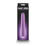 Buy Chroma - Purple - Metallic Purple 17 cm USB Rechargeable Vibrator – Naughtyhut NZ sex toys online. Discreet delivery & top brands.