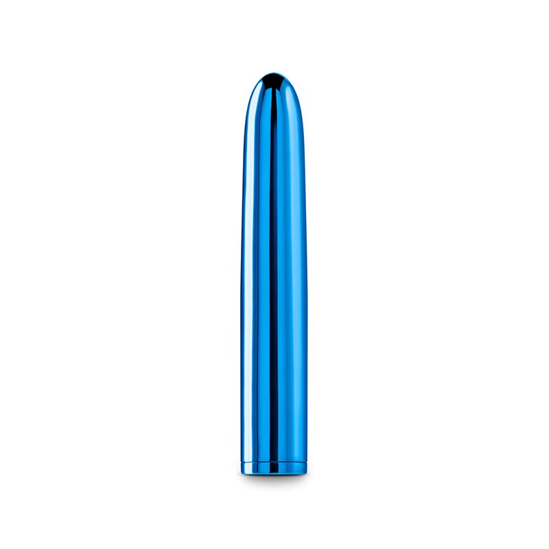Buy Chroma - Blue - Metallic Blue 17 cm USB Rechargeable Vibrator – Naughtyhut NZ sex toys online. Discreet delivery & top brands.