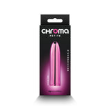 Buy Chroma Petite Bullet - Pink - Metallic Pink 8.7 cm USB Rechargeable Bullet – Naughtyhut NZ sex toys online. Discreet delivery & top brands.