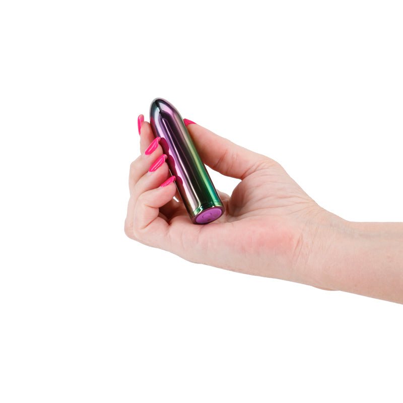 Buy Chroma Petite Bullet - Multicolour - Multicoloured 8.7 cm USB Rechargeable Bullet – Naughtyhut NZ sex toys online. Discreet delivery & top brands.