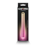 Buy Chroma Sunrise - Large - Metallic Pink/Gold 13.8 cm USB Rechargeable Vibrator – Naughtyhut NZ sex toys online. Discreet delivery & top brands.