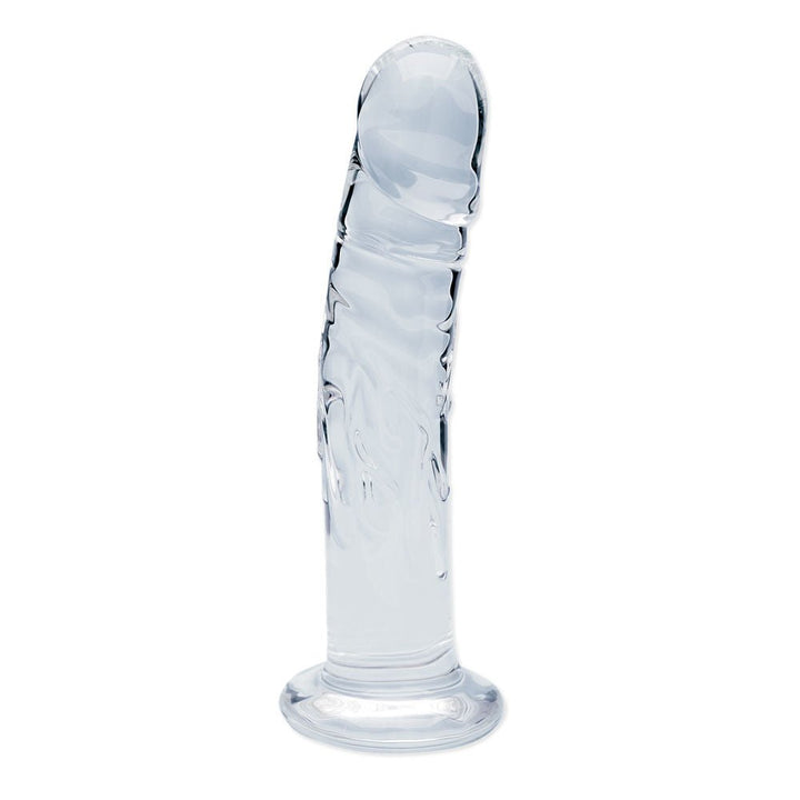 Clarity - Seraphic Rapture - Clear 17.8 cm Glass Dildo – Sex toys NZ by Naughtyhut. Discreet delivery nationwide.