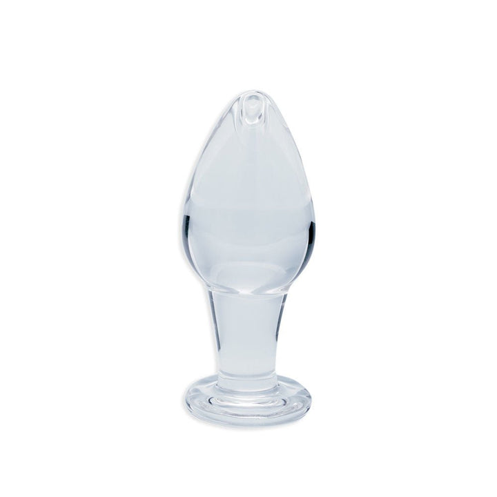 Clarity - Utopian Bud - Clear 8.9 cm Glass Butt Plug – Sex toys NZ by Naughtyhut. Discreet delivery nationwide.