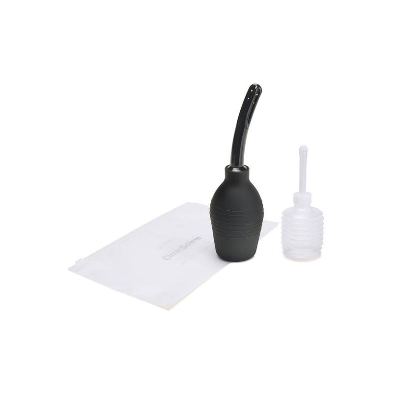 Buy CleanScene 4 Piece Medical Grade Douche Set with Soft Nozzle - 310 ml Capacity with Free Travel Douche Included – Naughtyhut NZ sex toys online. Discreet delivery & top brands.