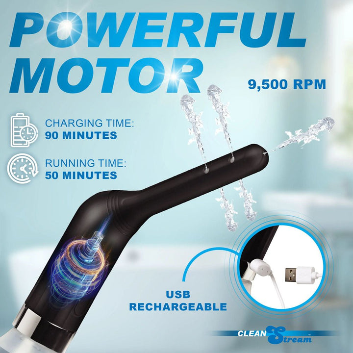 CleanStream Automatic Enema Set - USB Rechargeable Douche - 350 ml Capacity – Sex toys NZ by Naughtyhut. Discreet delivery nationwide.
