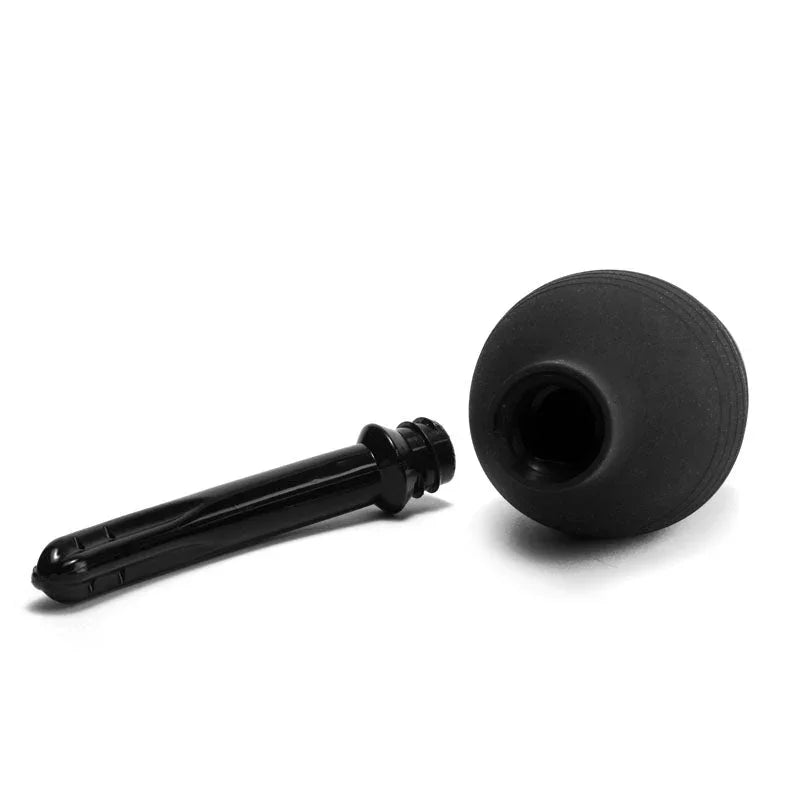 Black silicone anal plug with flared base, smooth texture, and tapered design for comfortable insertion.