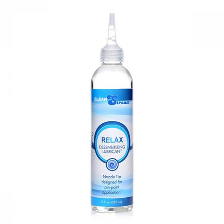 Buy CleanStream Relax Desensitising Lubricant with Nozzle Tip - 237 ml Bottle – Naughtyhut NZ sex toys online. Discreet delivery & top brands.
