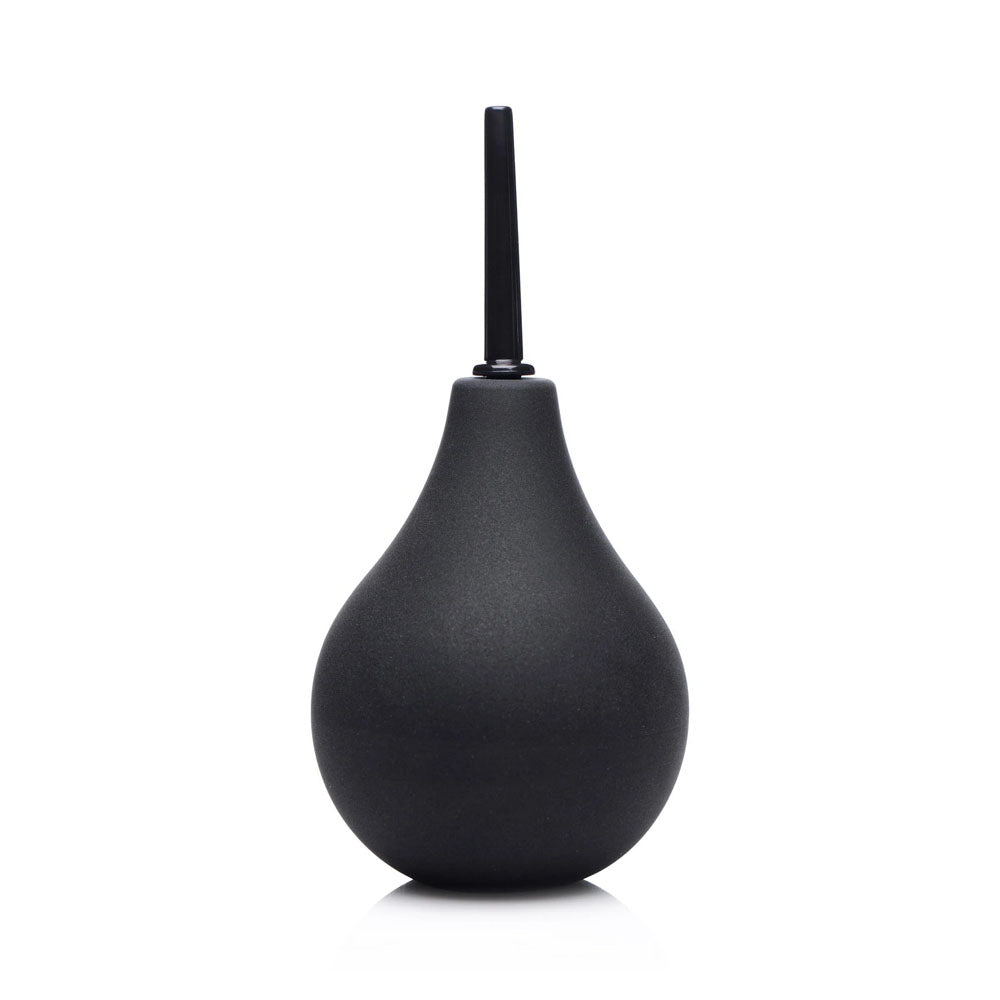 Buy CleanStream Thin Tip Silicone Enema Bulb - Black Unisex Douche – Naughtyhut NZ sex toys online. Discreet delivery & top brands.