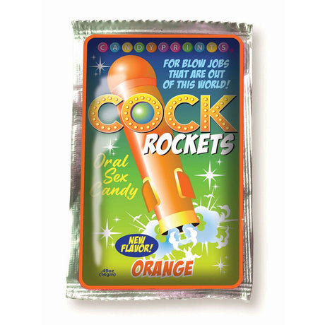 Buy Cock Rockets - Orange - Orange Flavoured Oral Sex Candy - 15 grams – Naughtyhut NZ sex toys online. Discreet delivery & top brands.