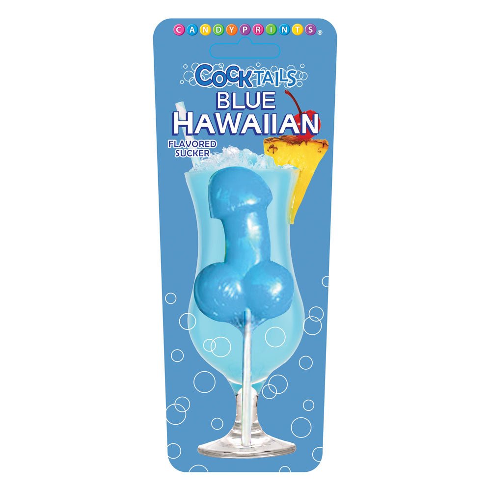 Cocktail Suckers - Blue Hawaiian - Blue Hawaiian Flavoured Dicky Lollypop – Sex toys NZ by Naughtyhut. Discreet delivery nationwide.