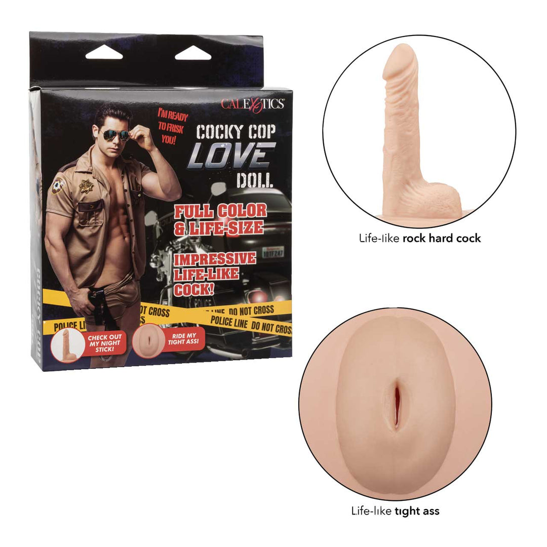 Cocky Cop Love Doll – Sex toys NZ by Naughtyhut. Discreet delivery nationwide.