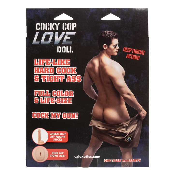 Cocky Cop Love Doll – Sex toys NZ by Naughtyhut. Discreet delivery nationwide.