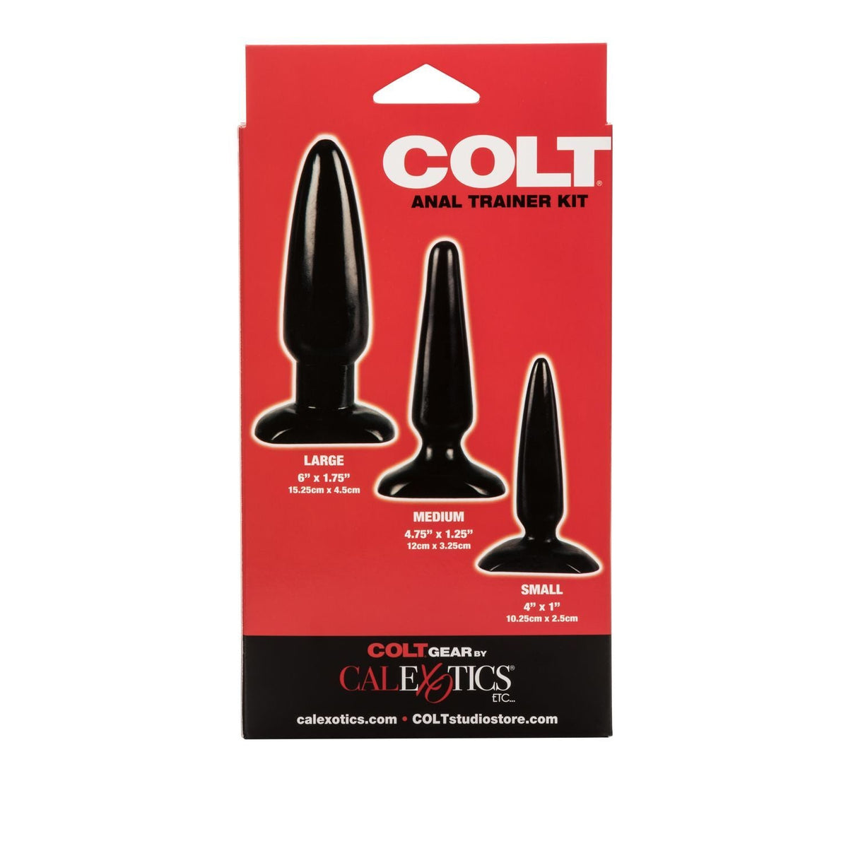 Buy COLT Anal Trainer Kit Black – Naughtyhut NZ sex toys online. Discreet delivery & top brands.