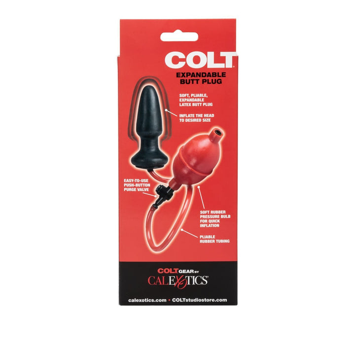 COLT Expandable Butt Plug Black – Sex toys NZ by Naughtyhut. Discreet delivery nationwide.