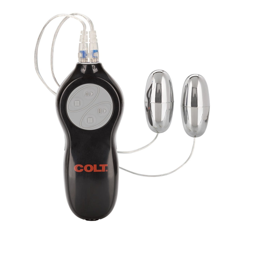 Buy COLT Twin Turbo Bullets Silver – Naughtyhut NZ sex toys online. Discreet delivery & top brands.