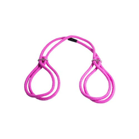 Buy Cotton Cuffs with Adjustable Knots – Naughtyhut NZ sex toys online. Discreet delivery & top brands.