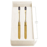 Buy Couture Clip - Shimmer & Chic - Gold Nipple Clamps - Set of 2 – Naughtyhut NZ sex toys online. Discreet delivery & top brands.