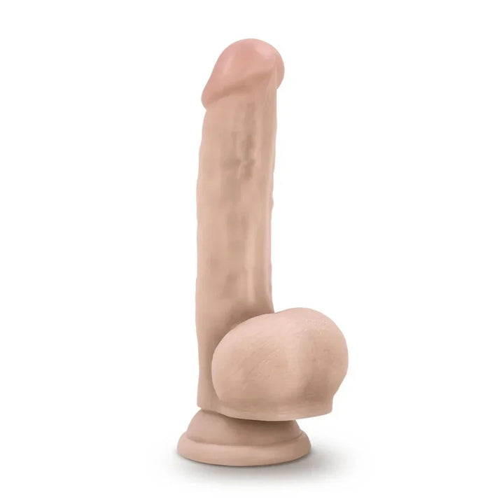 Coverboy Mr. Jackhammer in three-quarter view on its suction base