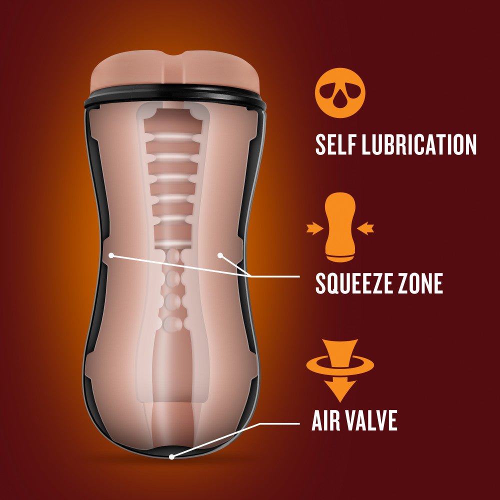 Buy Coverboy The Cowboy - Flesh Male Ass Stroker – Naughtyhut NZ sex toys online. Discreet delivery & top brands.